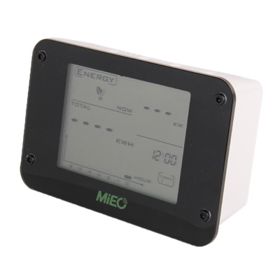 MIEO 3.5 inch LCD Wireless Home Electricity Energy Monitor - Click Image to Close